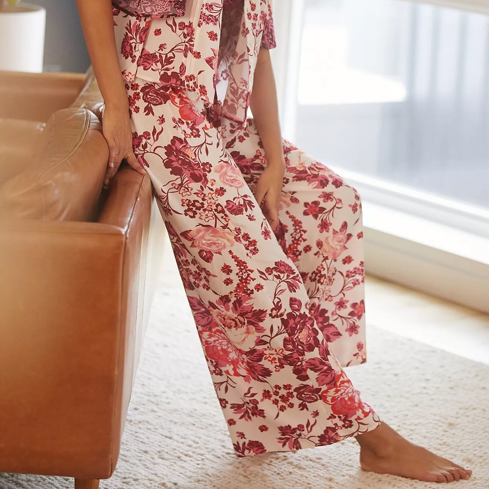 Maaji Anthropologie Mabel Ruffle Pajama Bottoms Size S